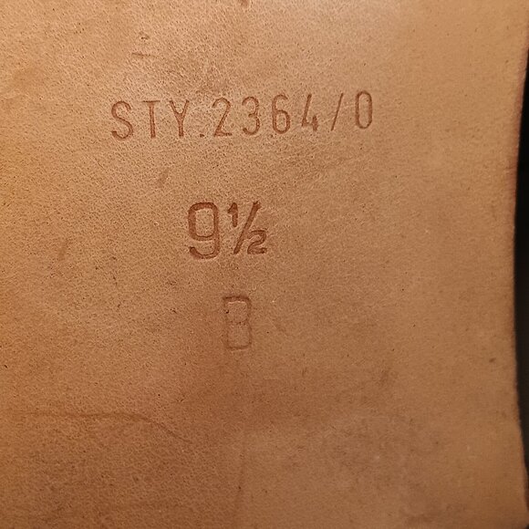 Mila Paoli women's Made in Italy Leather Low Block Heel Slide Sandals sz 9.5 B - Picture 13 of 14